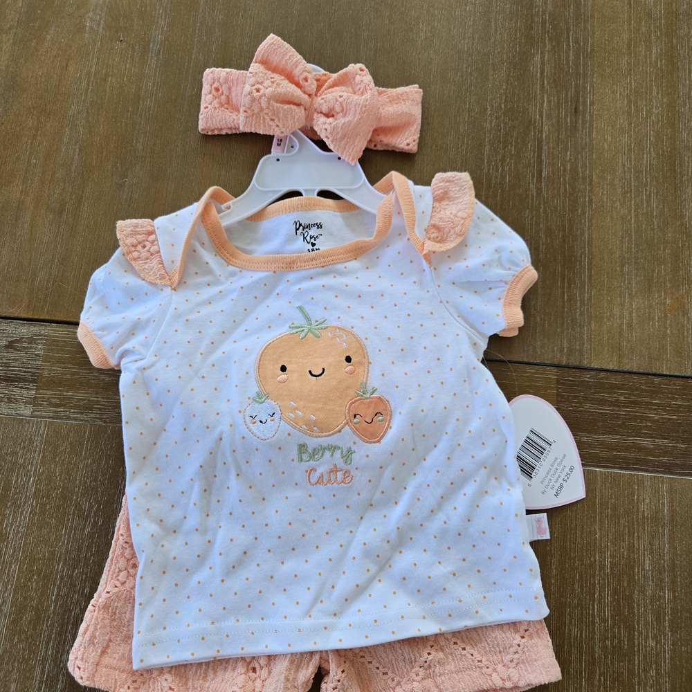 Peach Kids Matching Set by